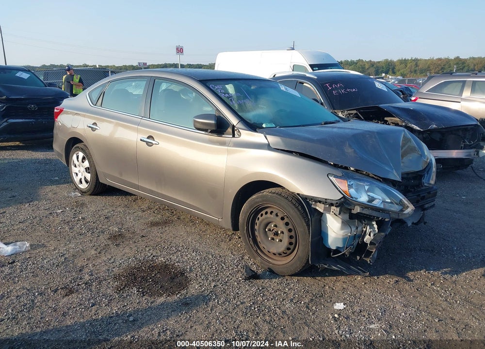 2016 NISSAN SENTRA SV VIN: 3N1AB7AP4GL668760