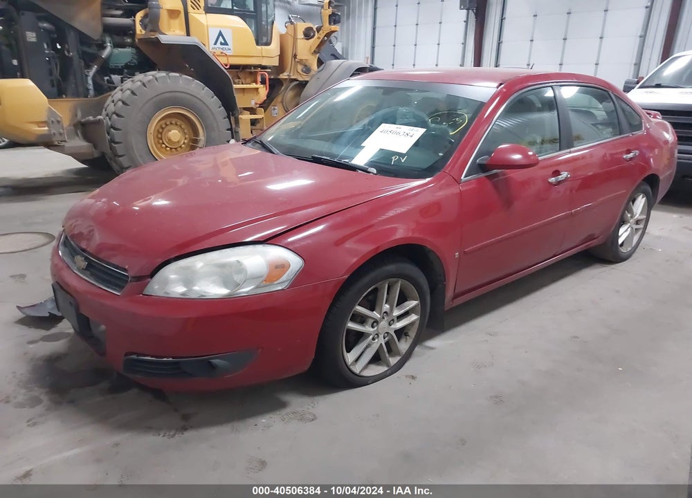 2008 CHEVROLET IMPALA LTZ VIN: 2G1WU583589287856