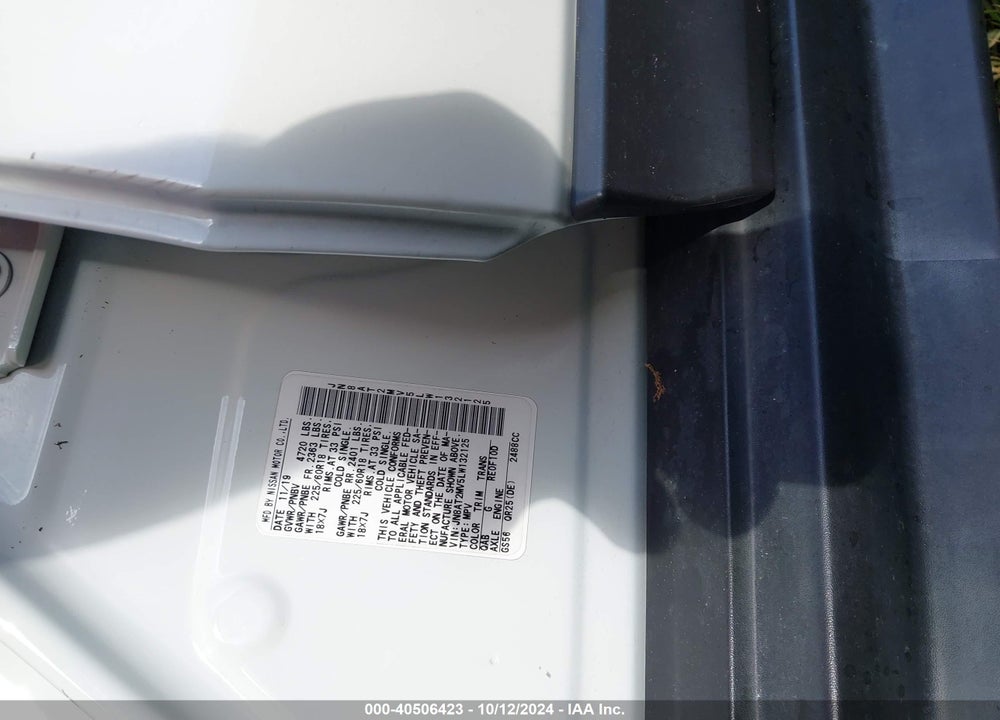 2020 NISSAN ROGUE SV INTELLIGENT AWD VIN: JN8AT2MV5LW132125