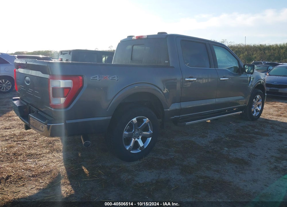 2022 FORD F-150 LARIAT VIN: 1FTFW1ED4NFB65189