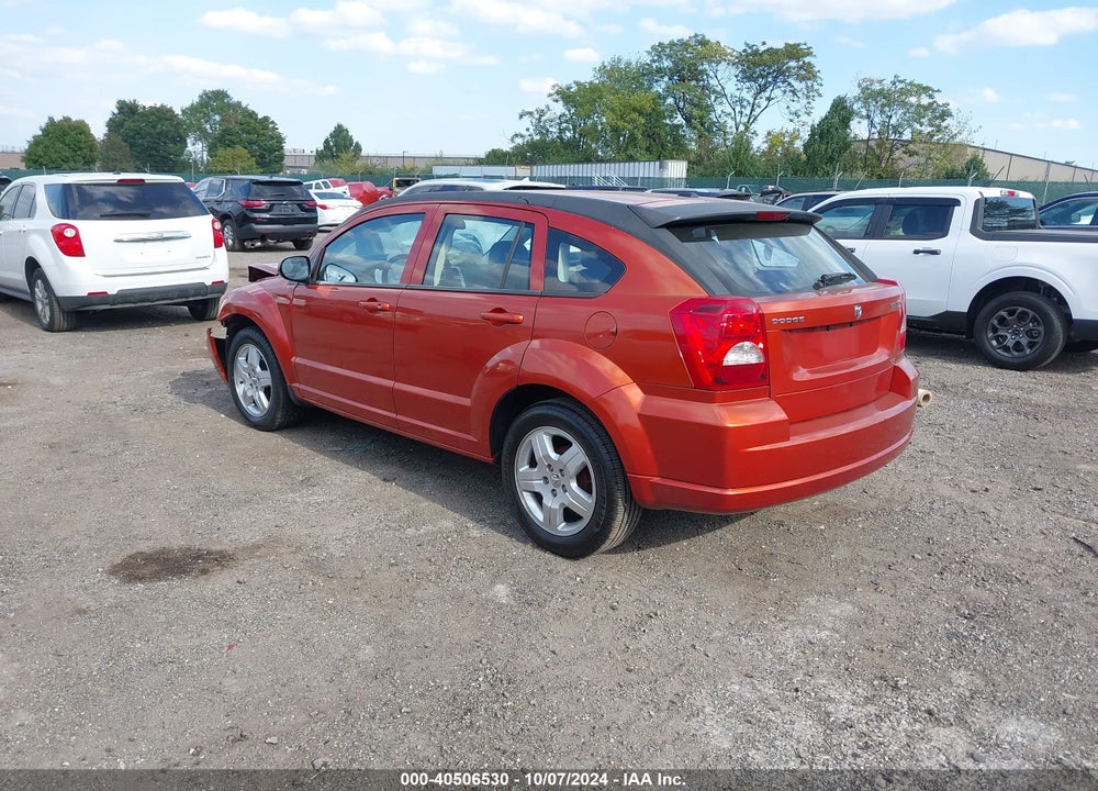 2009 DODGE CALIBER SXT VIN: 1B3HB48A29D259288