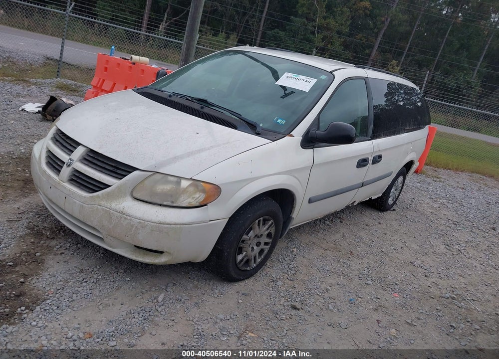 2007 DODGE GRAND CARAVAN SE VIN: 1D4GP24R77B262338
