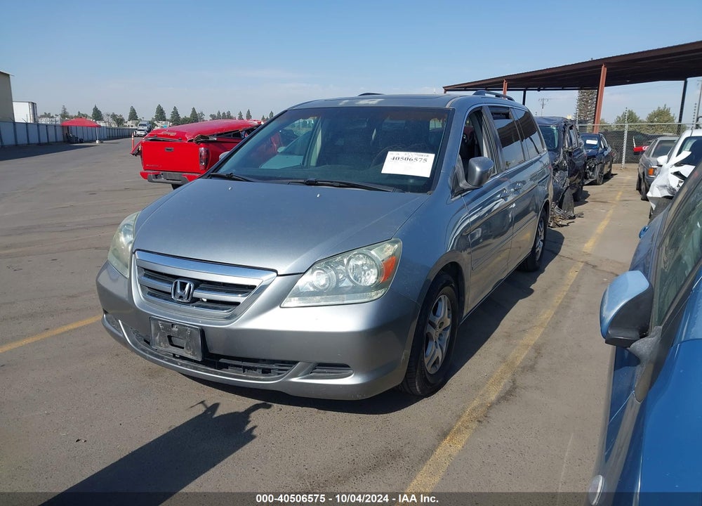 2006 HONDA ODYSSEY EX-L VIN: 5FNRL38746B072282