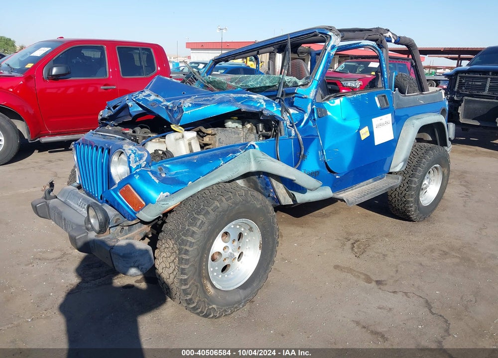 1999 JEEP WRANGLER SPORT VIN: 1J4FY19S2XP433182