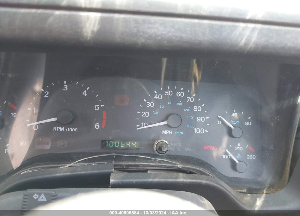 1999 JEEP WRANGLER SPORT VIN: 1J4FY19S2XP433182