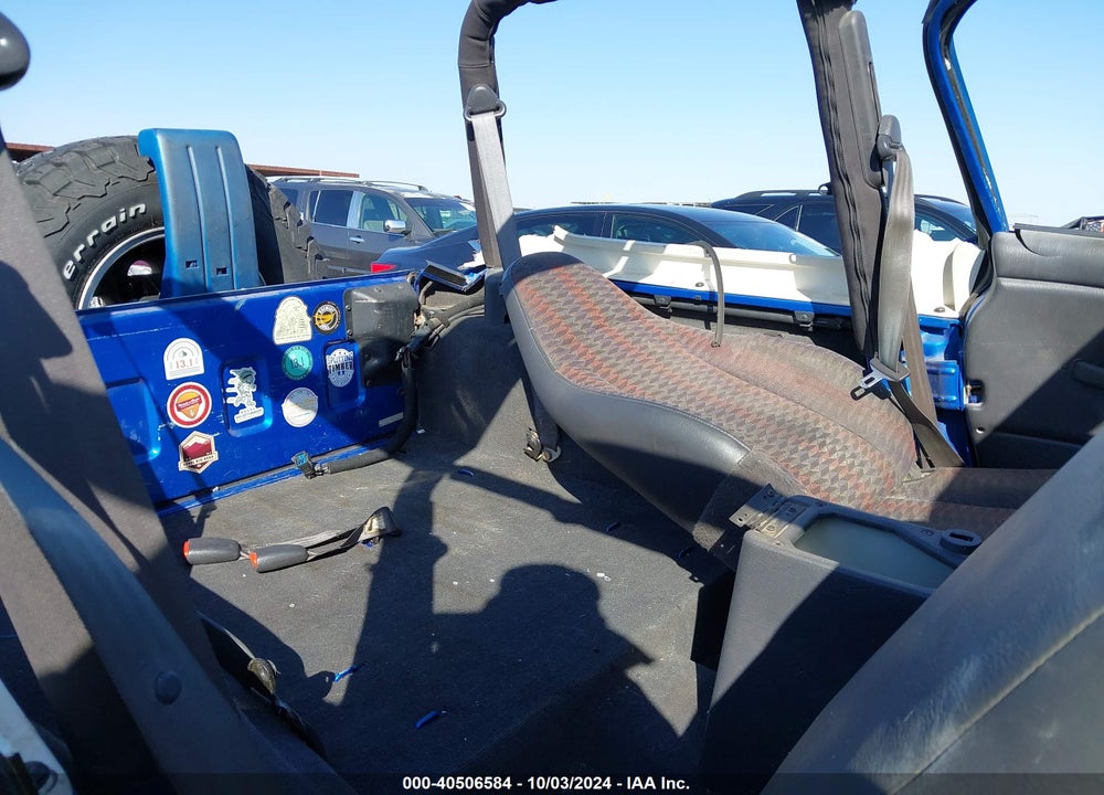 1999 JEEP WRANGLER SPORT VIN: 1J4FY19S2XP433182