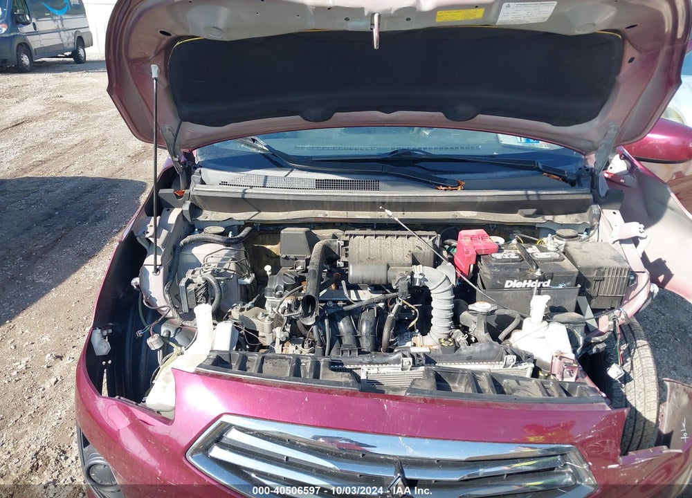 2019 MITSUBISHI MIRAGE G4 ES VIN: ML32F3FJ0KHF04180