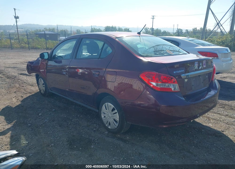 2019 MITSUBISHI MIRAGE G4 ES VIN: ML32F3FJ0KHF04180