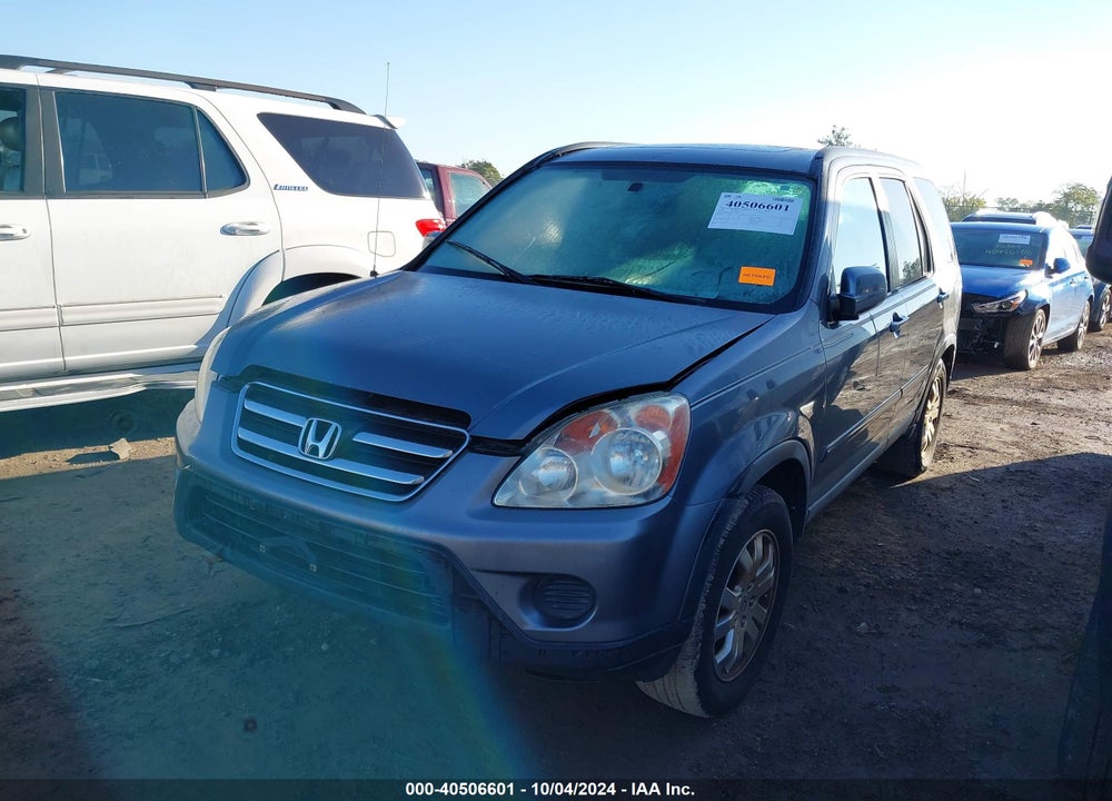 2006 HONDA CR-V SE VIN: SHSRD78986U444396