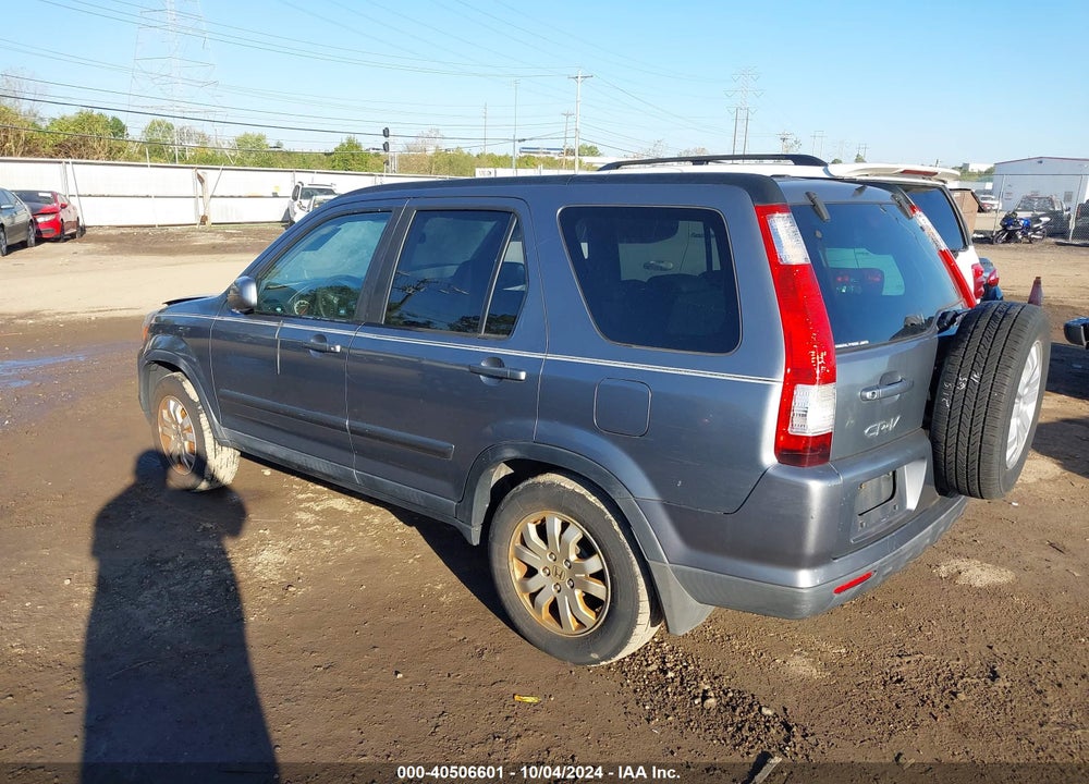 2006 HONDA CR-V SE VIN: SHSRD78986U444396