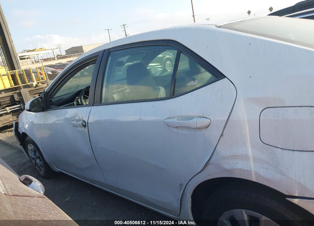 2016 TOYOTA COROLLA L VIN: 2T1BURHE5GC603110