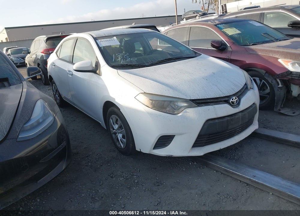 2016 TOYOTA COROLLA L VIN: 2T1BURHE5GC603110