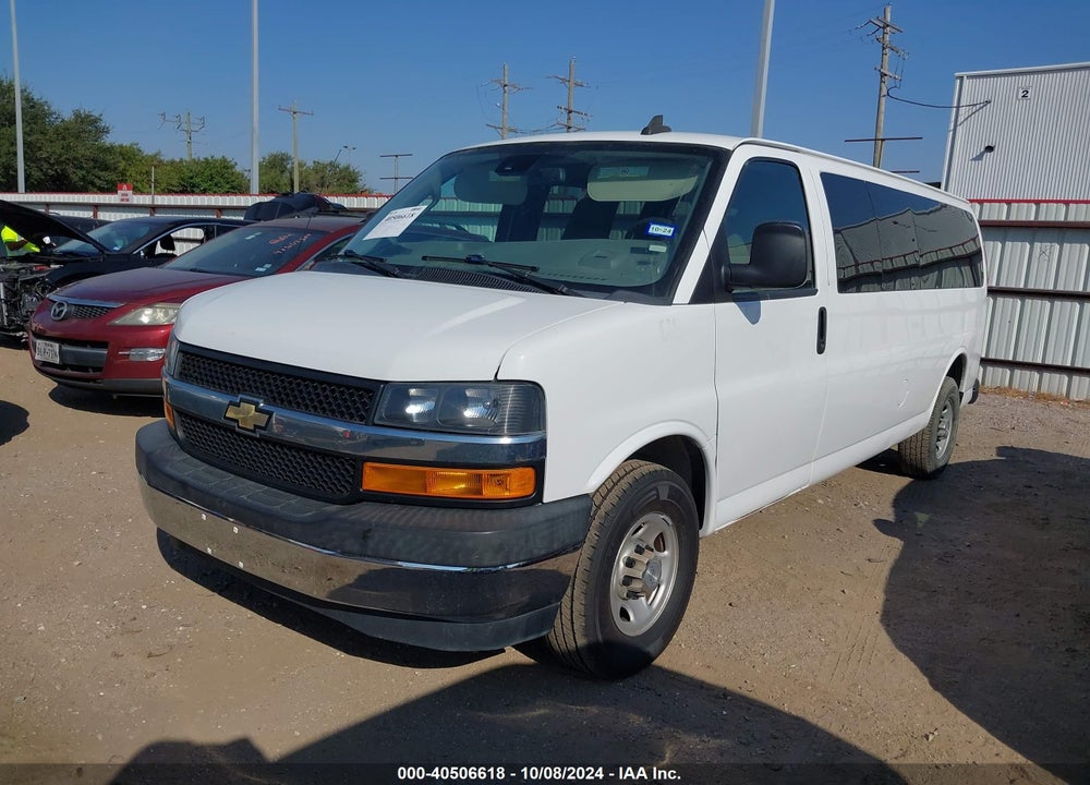 2020 CHEVROLET EXPRESS PASSENGER RWD 3500 EXTENDED WHEELBASE LT VIN: 1GAZGPFG9L1136764