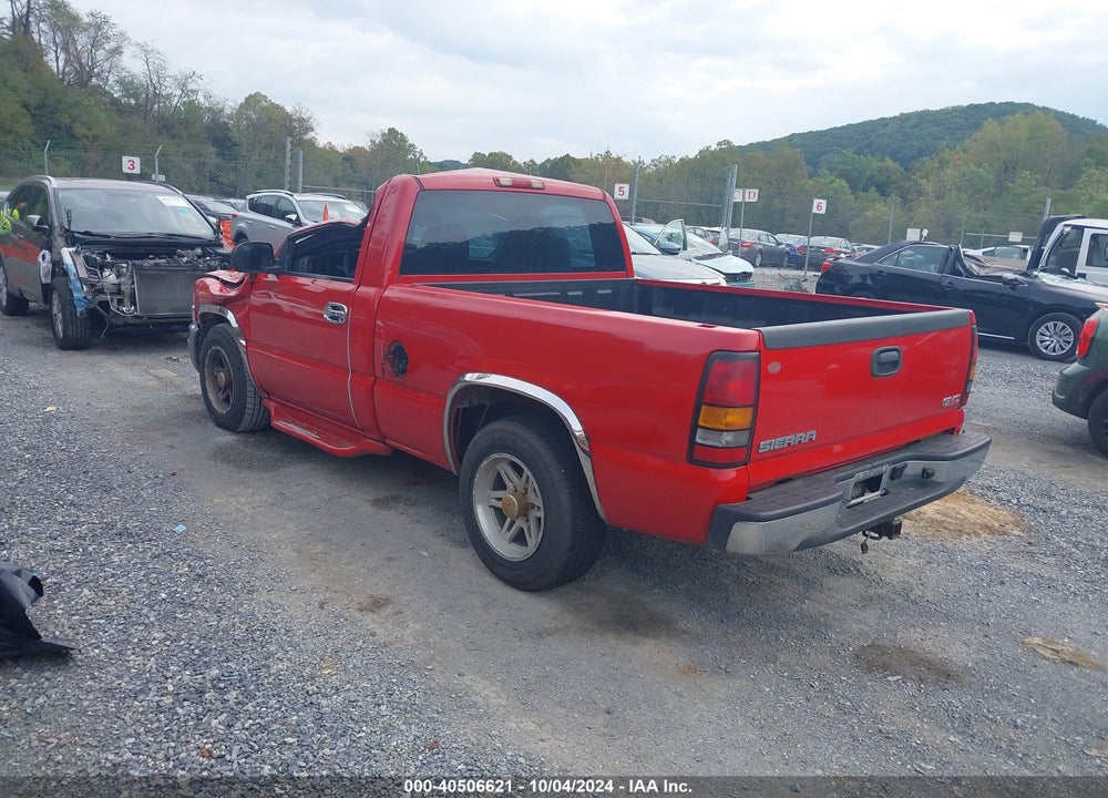2007 GMC SIERRA 1500 CLASSIC WORK VIN: 1GTEC14X57Z193083