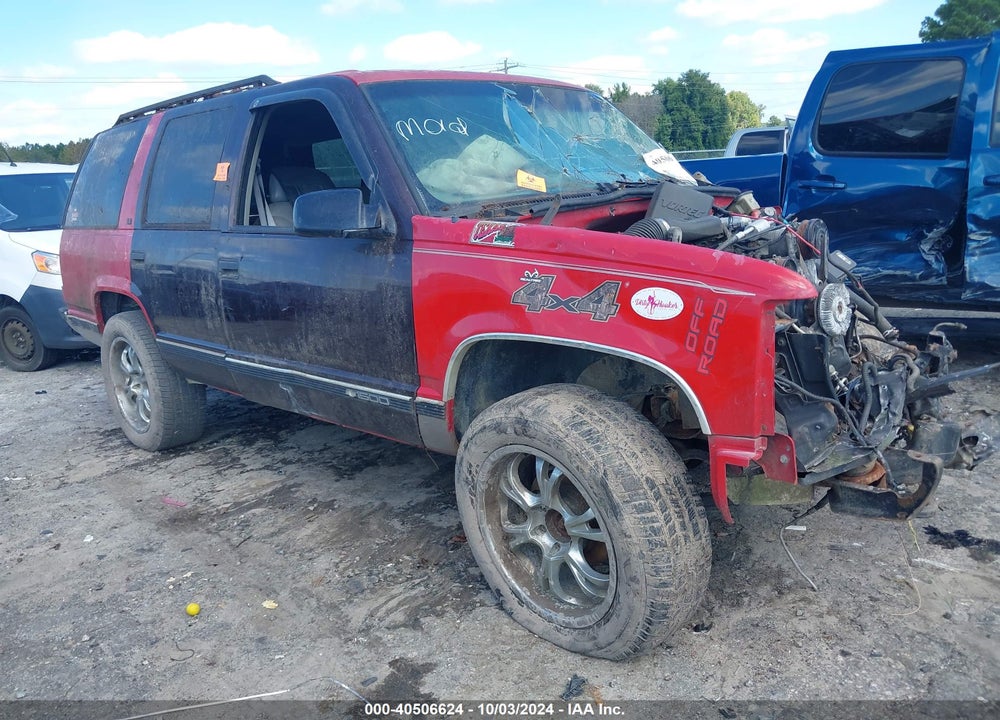 1996 CHEVROLET TAHOE K1500 VIN: 1GNEK13R8TJ366097