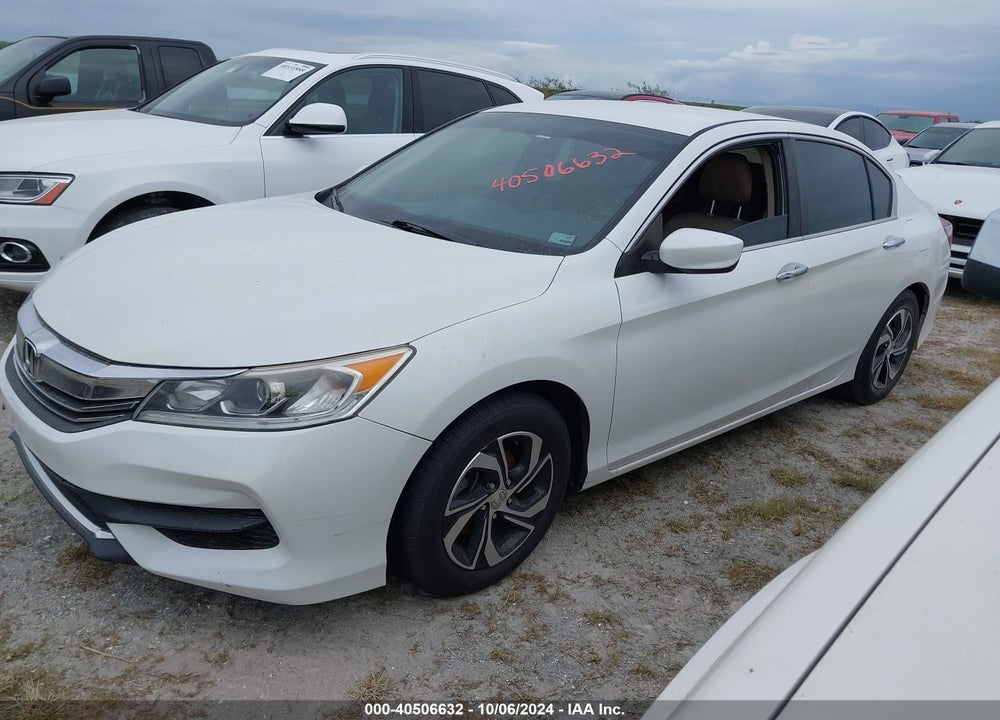 2017 HONDA ACCORD LX VIN: 1HGCR2F37HA296187