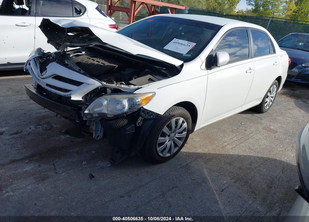 2012 TOYOTA COROLLA LE VIN: 2T1BU4EE4CC910172