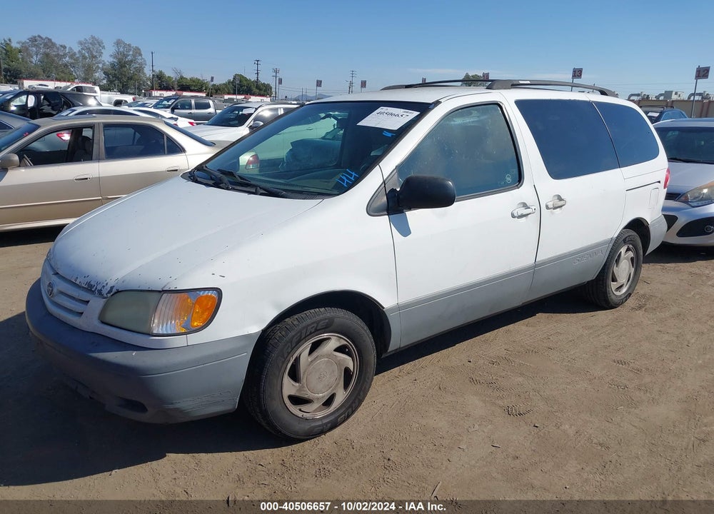 2002 TOYOTA SIENNA LE VIN: 4T3ZF13CX2U469581