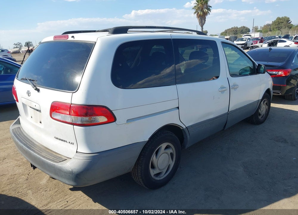 2002 TOYOTA SIENNA LE VIN: 4T3ZF13CX2U469581