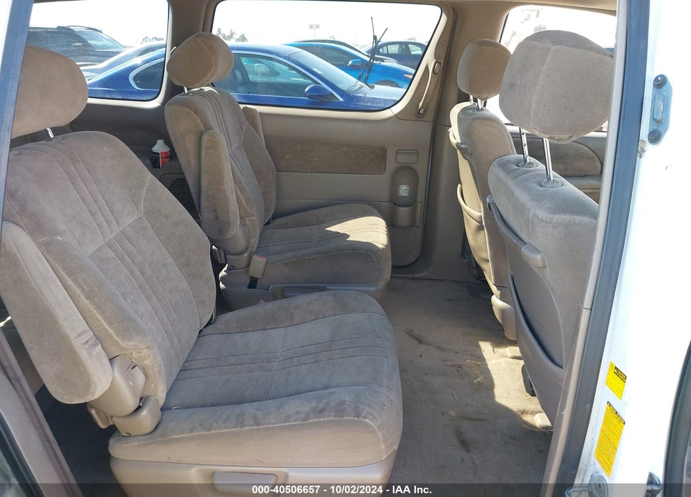 2002 TOYOTA SIENNA LE VIN: 4T3ZF13CX2U469581