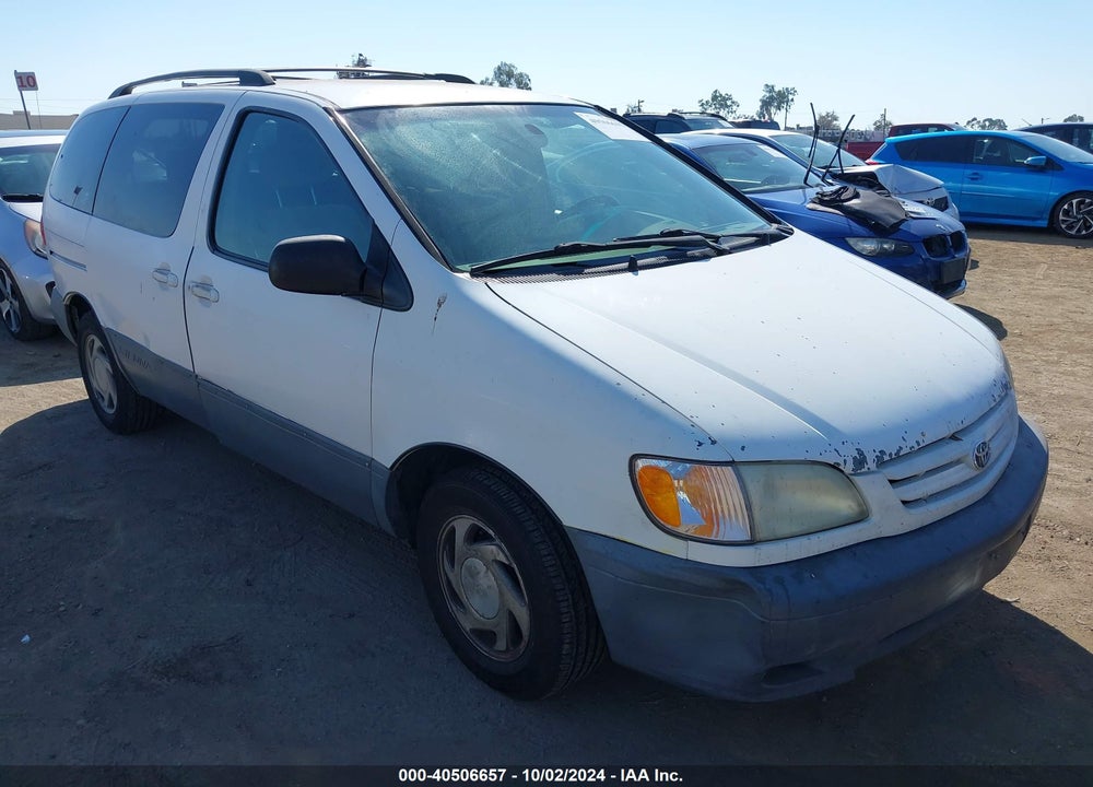 2002 TOYOTA SIENNA LE VIN: 4T3ZF13CX2U469581