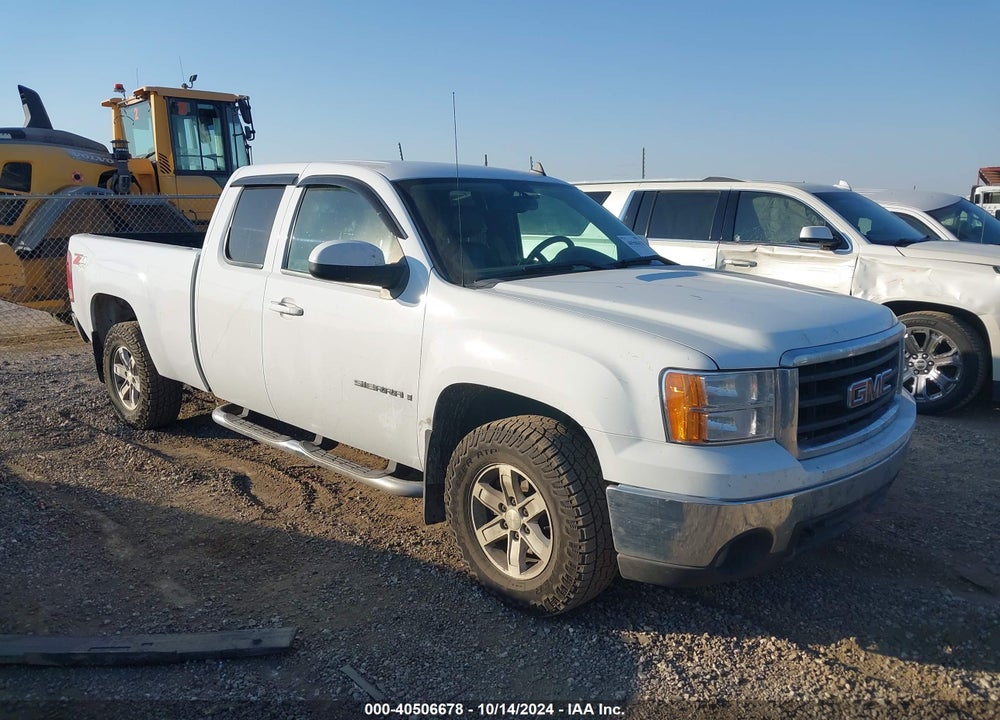 2007 GMC SIERRA 1500 SLT VIN: 2GTEK19J671693379