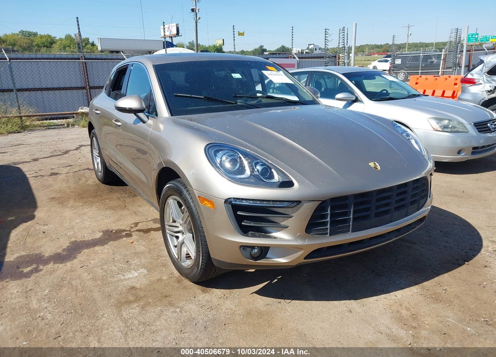 2015 PORSCHE MACAN S VIN: WP1AB2A55FLB67383