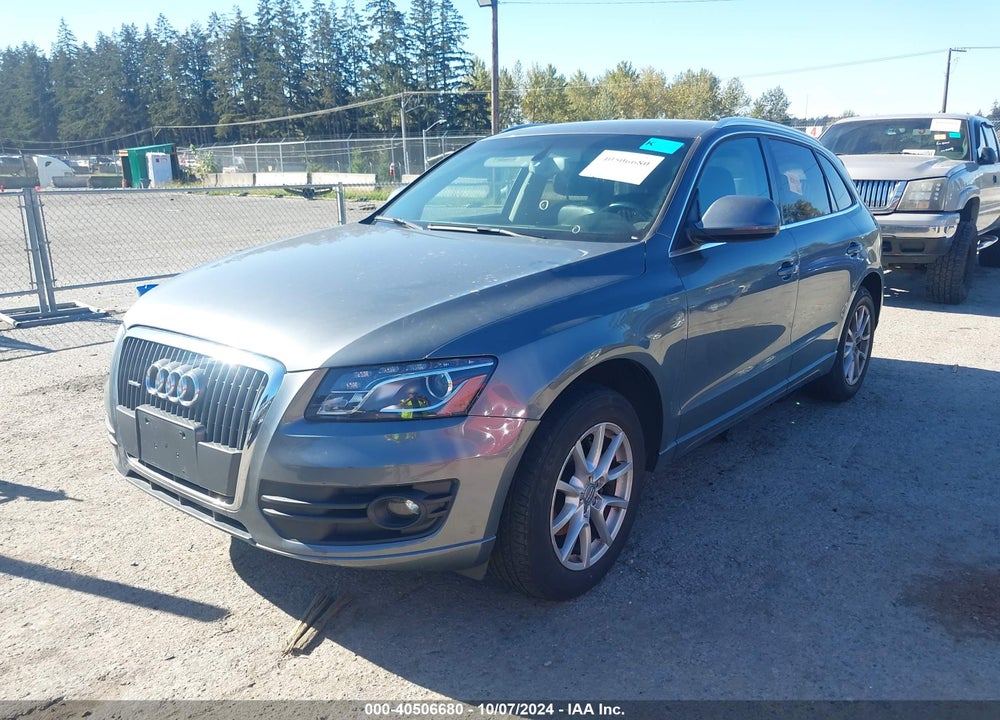 2012 AUDI Q5 2.0T PREMIUM VIN: WA1LFAFP7CA078807