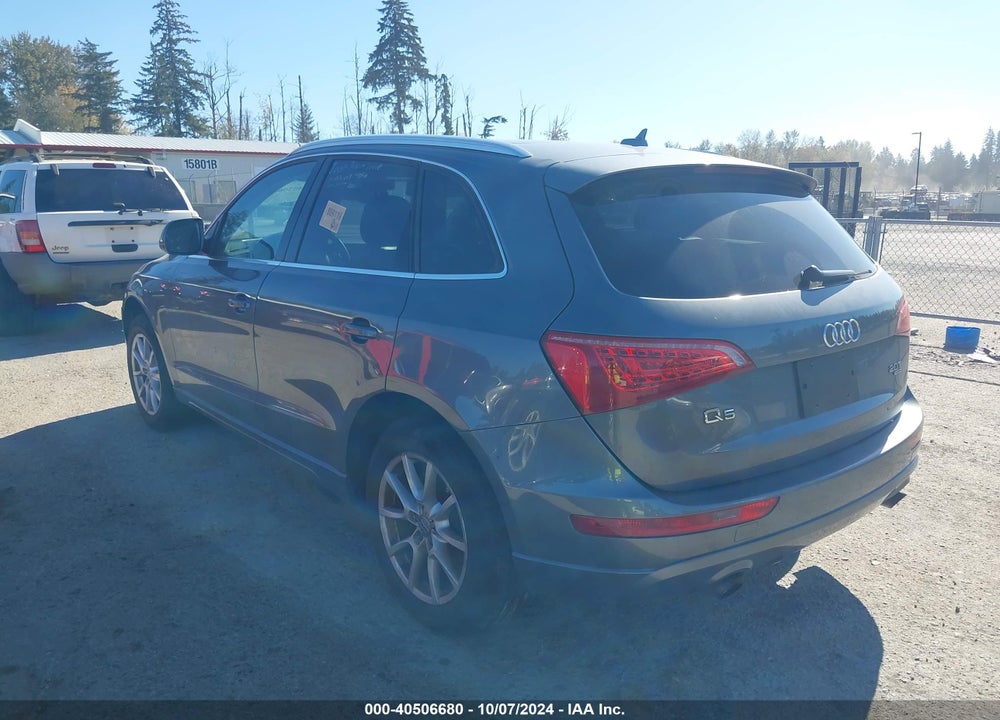 2012 AUDI Q5 2.0T PREMIUM VIN: WA1LFAFP7CA078807