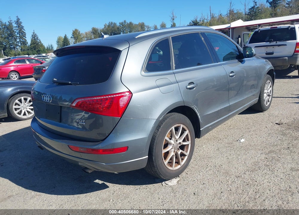 2012 AUDI Q5 2.0T PREMIUM VIN: WA1LFAFP7CA078807
