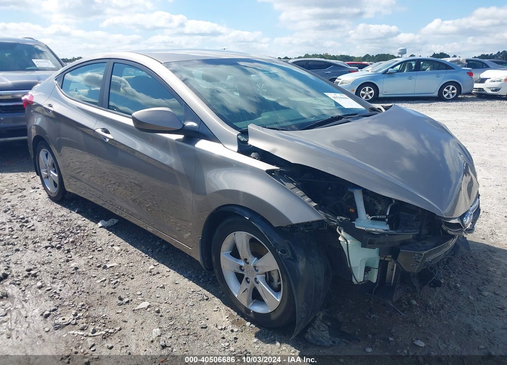 2013 HYUNDAI ELANTRA GLS VIN: 5NPDH4AE8DH316895