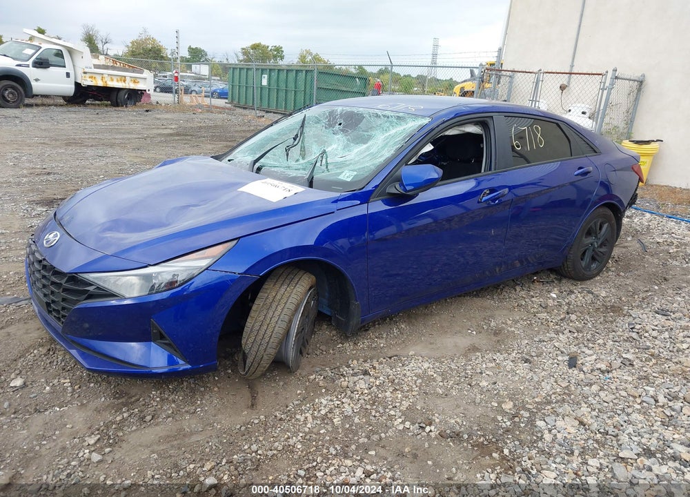 2022 HYUNDAI ELANTRA SEL VIN: KMHLS4AG8NU288789