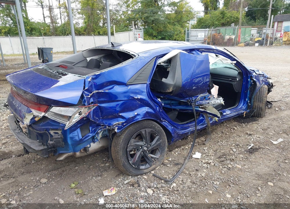 2022 HYUNDAI ELANTRA SEL VIN: KMHLS4AG8NU288789