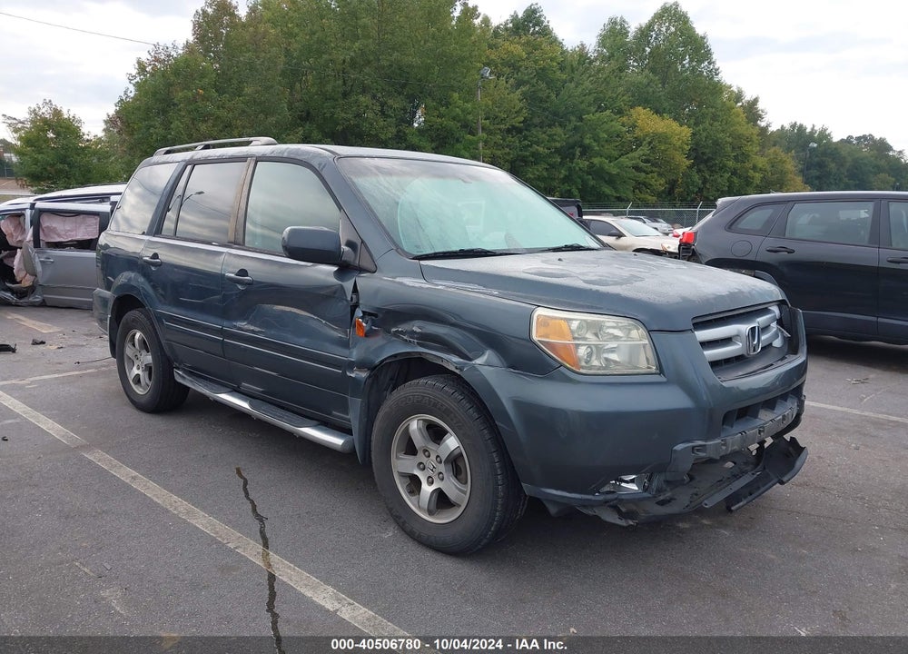 2006 HONDA PILOT EX-L VIN: 5FNYF28536B009878