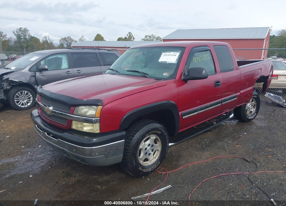 2004 CHEVROLET SILVERADO 1500 LS VIN: 2GCEK19T541255904