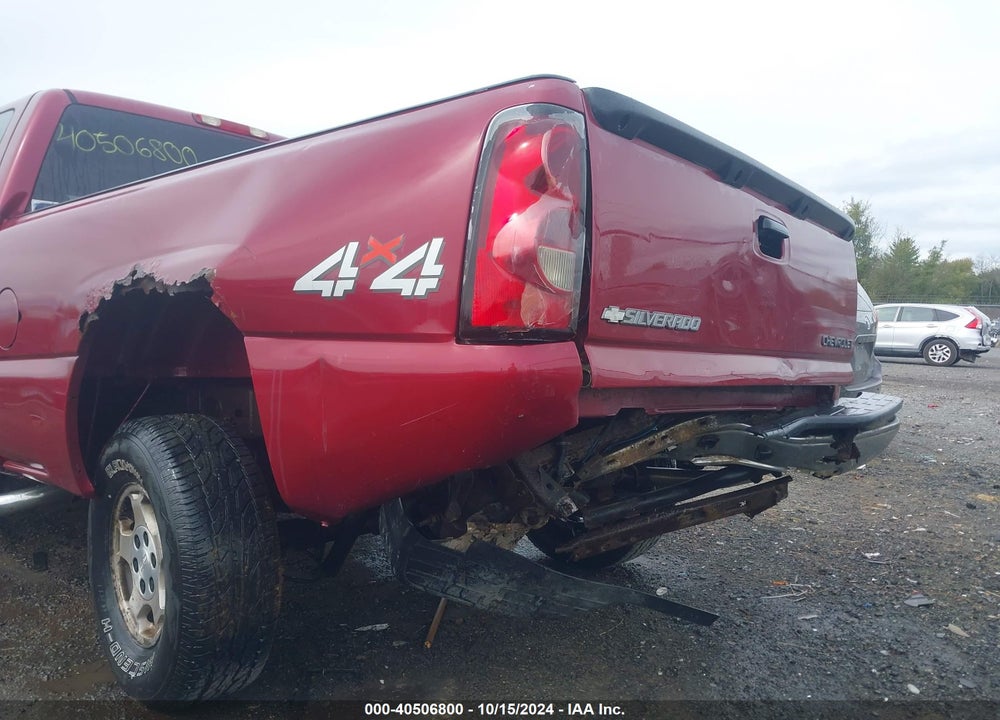 2004 CHEVROLET SILVERADO 1500 LS VIN: 2GCEK19T541255904
