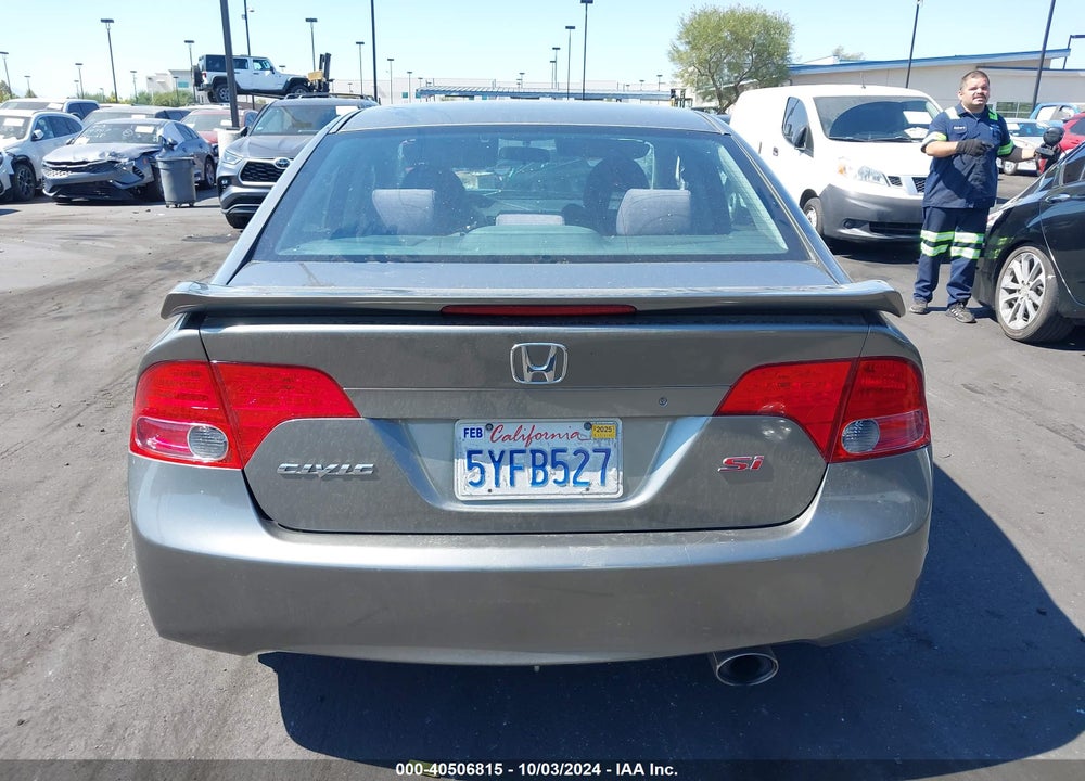 2007 HONDA CIVIC SI VIN: 2HGFA55567H702999