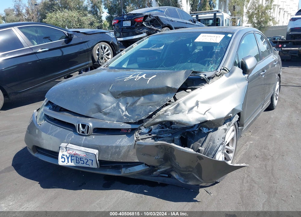 2007 HONDA CIVIC SI VIN: 2HGFA55567H702999