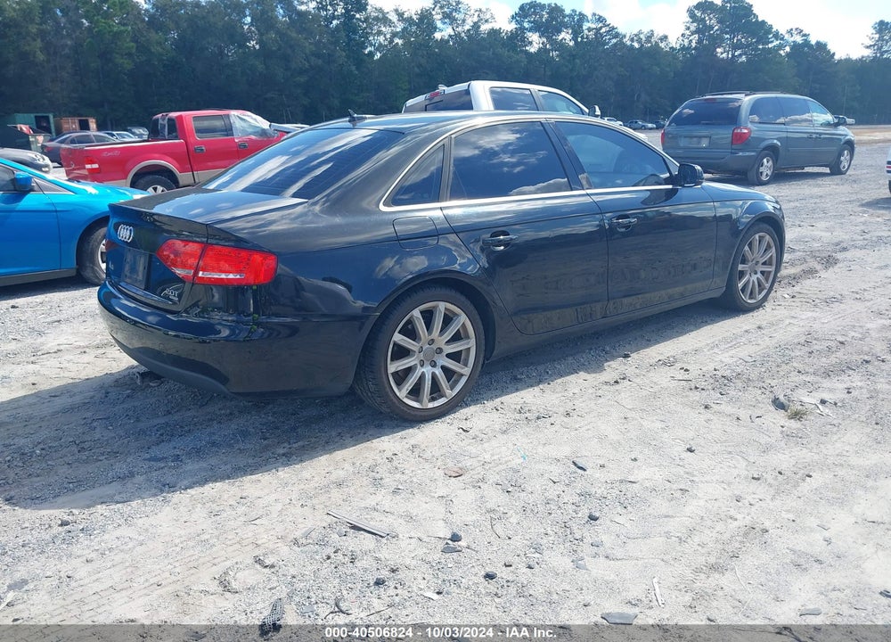 2011 AUDI A4 2.0T PREMIUM VIN: WAUFFAFL8BN049918