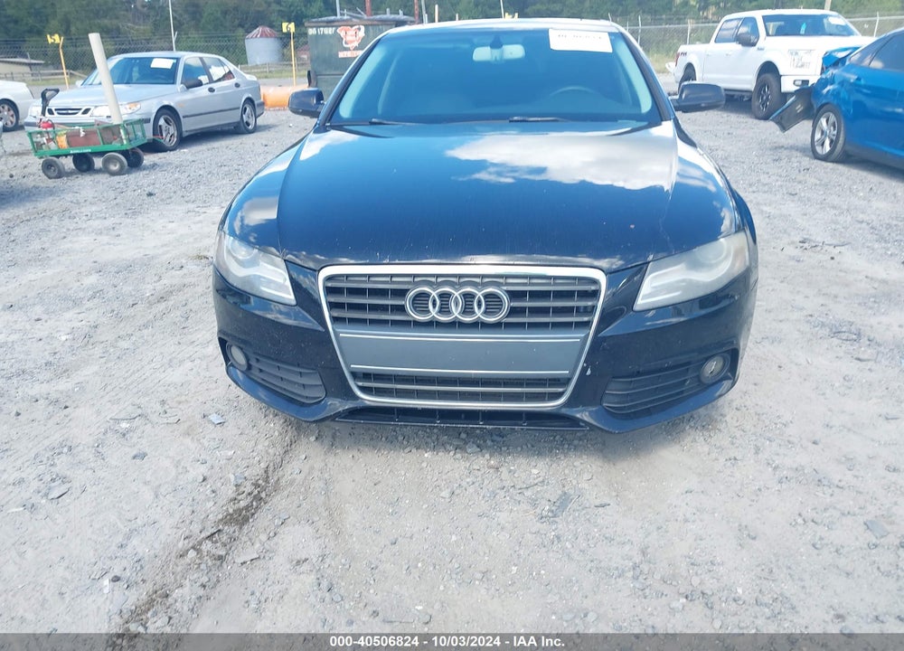 2011 AUDI A4 2.0T PREMIUM VIN: WAUFFAFL8BN049918
