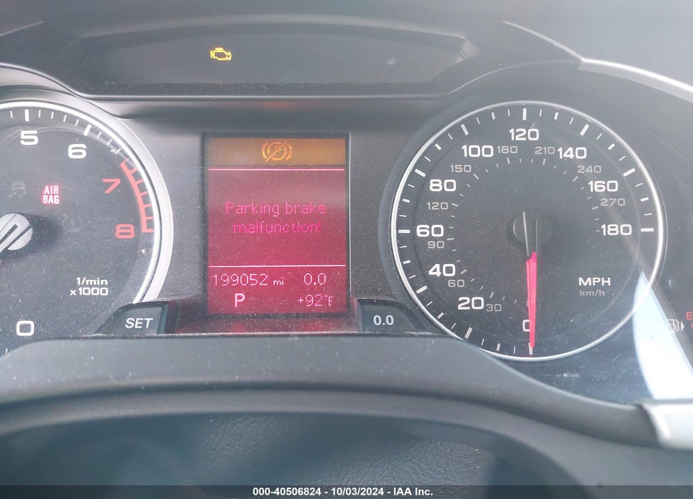 2011 AUDI A4 2.0T PREMIUM VIN: WAUFFAFL8BN049918