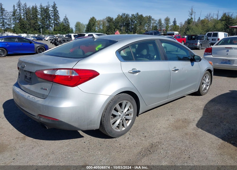 2015 KIA FORTE EX VIN: KNAFX4A88F5272936