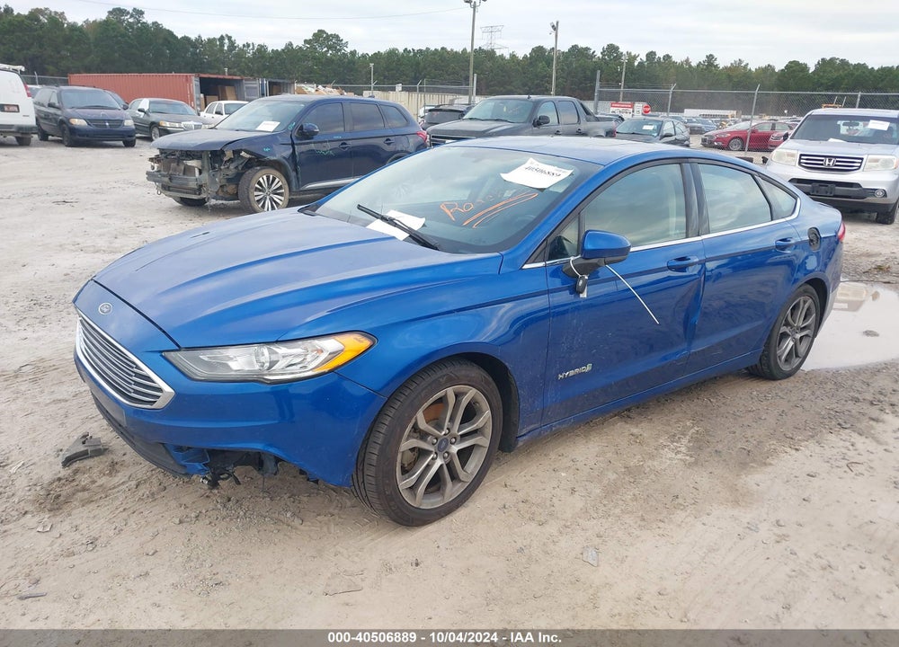 2017 FORD FUSION HYBRID SE VIN: 3FA6P0LU7HR314718