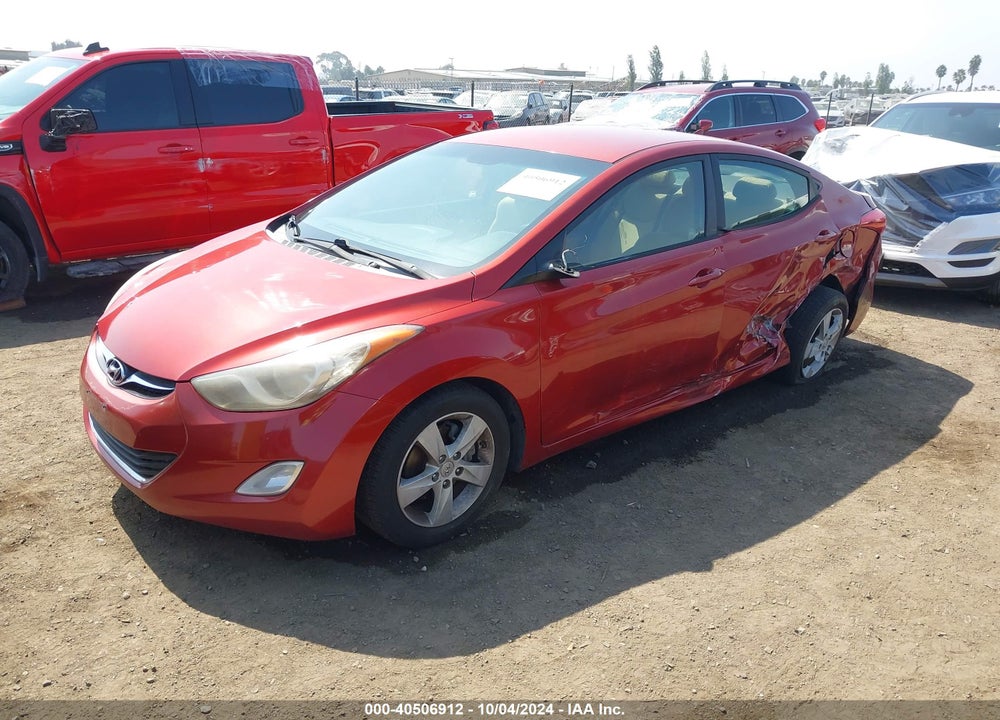 2012 HYUNDAI ELANTRA GLS (ULSAN PLANT) VIN: KMHDH4AE7CU427728
