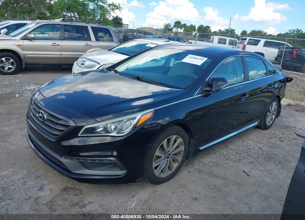 2016 HYUNDAI SONATA SPORT VIN: 5NPE34AF2GH343123