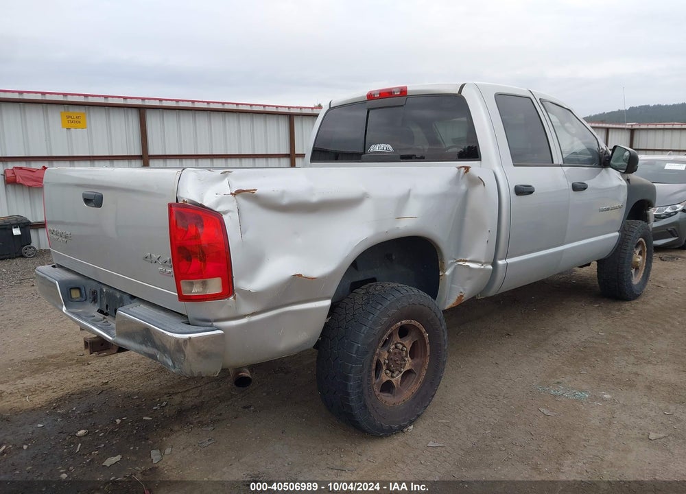 2004 DODGE RAM 2500 SLT/LARAMIE VIN: 3D7KU28D94G159560