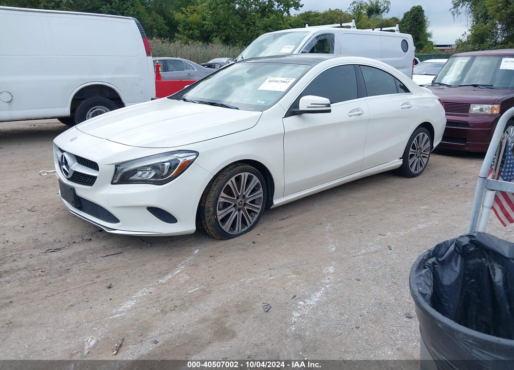 2018 MERCEDES-BENZ CLA 250 4MATIC VIN: WDDSJ4GB6JN529581