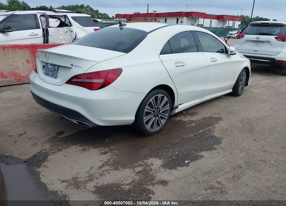 2018 MERCEDES-BENZ CLA 250 4MATIC VIN: WDDSJ4GB6JN529581