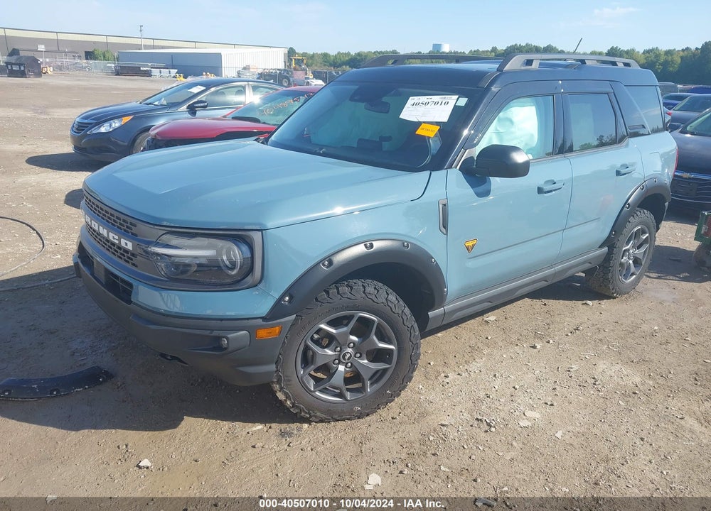 2021 FORD BRONCO SPORT BADLANDS VIN: 3FMCR9D91MRA03099