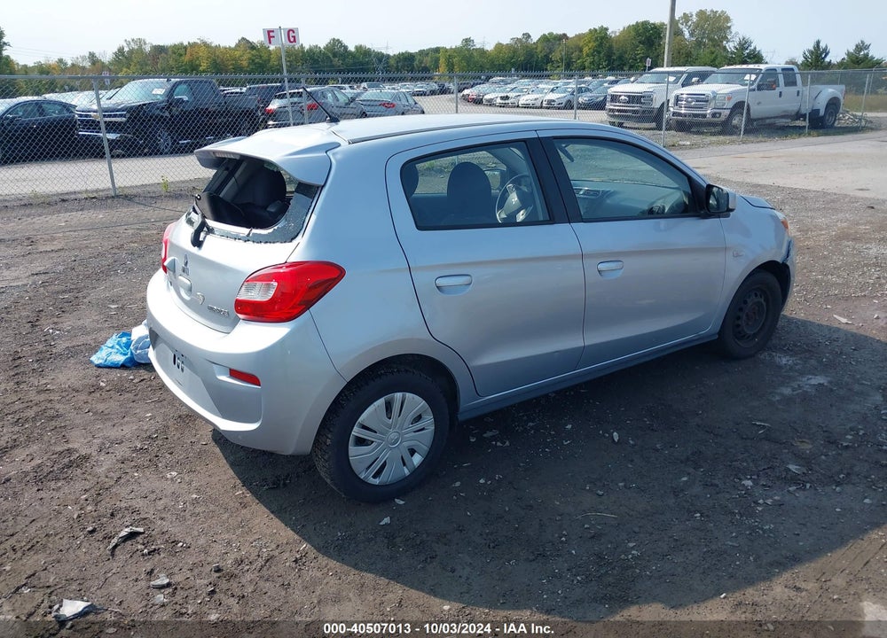 2019 MITSUBISHI MIRAGE ES VIN: ML32A3HJ6KH010267